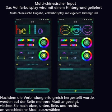 Светодиодная маска с полноцветным дисплеем Bluetooth,