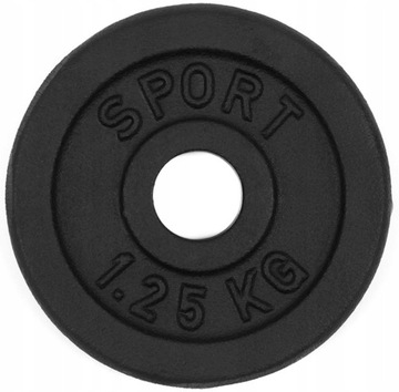 Talerz żeliwny 1,25kg obciażenie krążek 30mm