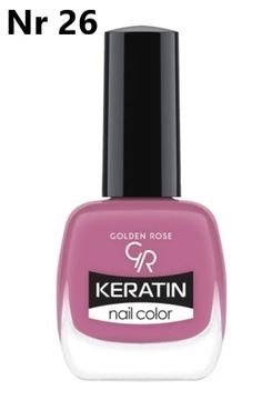 Lakier do paznokci keratyna Golden Rose Keratin 26