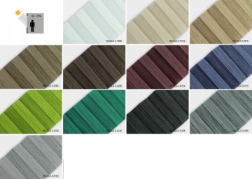 Образцы ткани для жалюзи плиссе 50-70% BLACKOUT