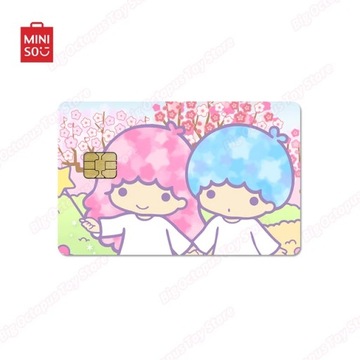 Нежная розовая наклейка для дебетовых кредитных карт Miniso Sanrio