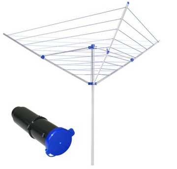 XL SUSZARKA OGRODOWA OBROTOWA WOLNOSTOJĄCA 202cm