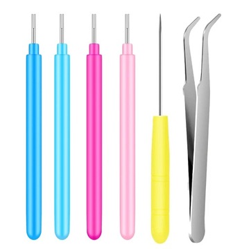 4 Colors Paper Quilling Tools Rolling Curling Quilling Needle Pen with
