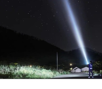 МОЩНЫЙ СВЕТОДИОДНЫЙ ТАКТИЧЕСКИЙ ФОНАРЬ XHP90 ZOOM ВОЕННЫЙ CREE АККУМУЛЯТОРНЫЙ ПОИСК