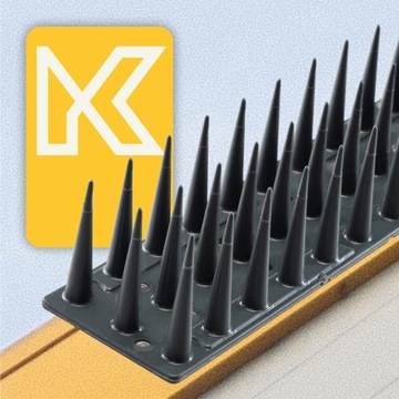 ПЛАСТИКОВЫЙ ШИП ДЛЯ ПТИЦ И ГОЛУБЕЙ 12 шт. 6,12 м.