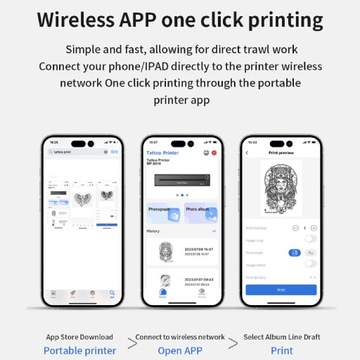 ПОРТАТИВНЫЙ ТЕРМОПРИНТЕР BLUETOOTH ДЛЯ ТАТУ-ДОКУМЕНТОВ А4