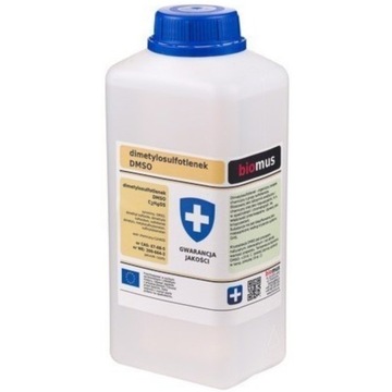 DMSO Biomus 1L w płynie Gatunek Czysty 99,9% Dimetylosulfotlenek