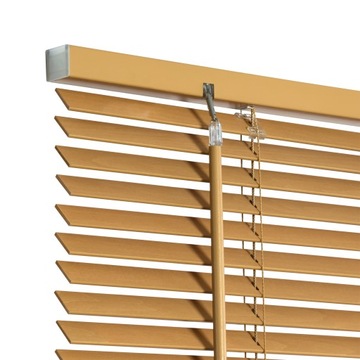 Żaluzja DREWNIANA 25mm Naturalna 60x140cm
