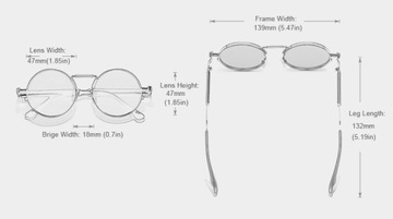 KingSeven Okulary przeciwsłoneczne lenonki N7579