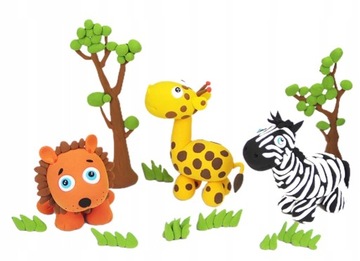 ПЛАСТИКИН SENSO ПОЛИМЕРНАЯ ГЛИНА ПЕНА - ЦВЕТНАЯ ПЕННАЯ ГЛИНА 12 ШТ.