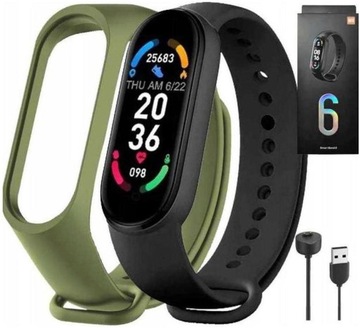 OPASKA SPORTOWA SMARTWATCH SMARTBAND M6 ZEGAREK