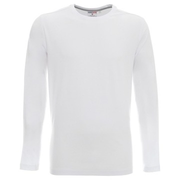 ФУТБОЛКА МУЖСКАЯ С ДЛИННЫМ РУКАВОМ, БЕЛАЯ ХЛОПКА VOYAGE PROMOSTARS, размер XL