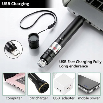 ЛАЗЕРНАЯ ЛАЗЕРНАЯ УКАЗКА ФОНАРИК ИГРУШКА ДЛЯ КОШКИ USB