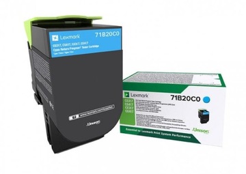 Toner LEXMARK 71B20C0 71B20CO cyan cs317 cs417 cs517 cx317 cx417 cx517