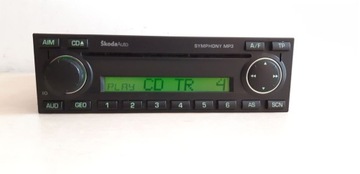 RADIO FABRYCZNE CD SKODA SYMPHONY MP3 OCTAVIA I SUPERB I ROZKODOWANE