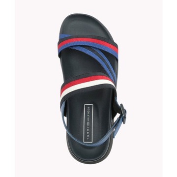 Tommy Hilfiger Sandały sporty color mix flat R 37