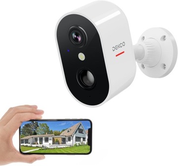 Kamera IP DEKCO DC6L BEZPRZEWODOWA AKUMULATOROWA ZEWNĘTRZNA MONITORING