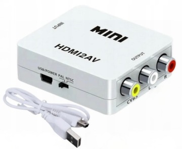 Переходник-конвертер HDMI-AV RCA CVBS CINCH