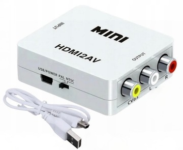 Адаптер преобразователя сигналов HDMI в AV Audio RCA