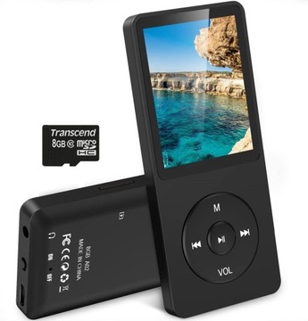 ODTWARZACZ MP3 MP4 RADIO DYKTAFON GŁOŚNIK CZYTANIE EBOOKÓW KARTA 8GB