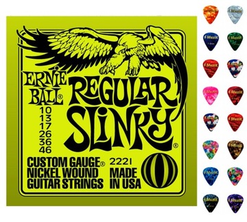 Struny do gitary elektrycznej ERNIE BALL | EB 2221