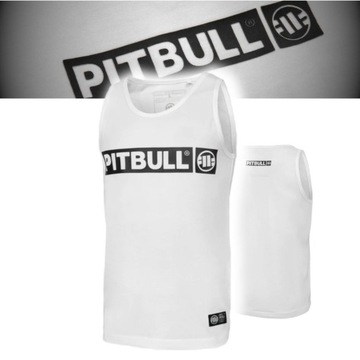 PITBULL WEST COAST MĘSKA KOSZULKA TANK TOP HILLTOP 190 BIAŁY XL