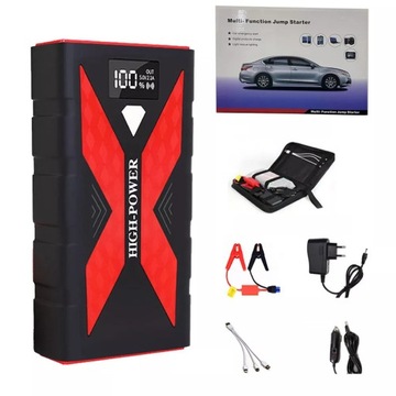 POWER BANK JUMP STARTER ROZRUCH 1000A POWER BOOSTER 12V DO SAMOCHODU