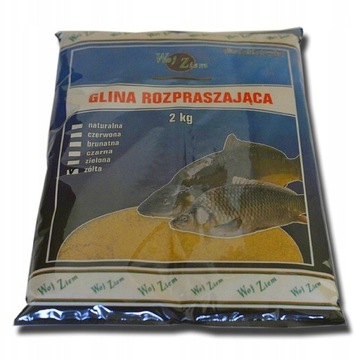 WOJ ZIEM GLINA ROZPRASZAJĄCA DO ZANĘT ŻÓŁTA 2KG