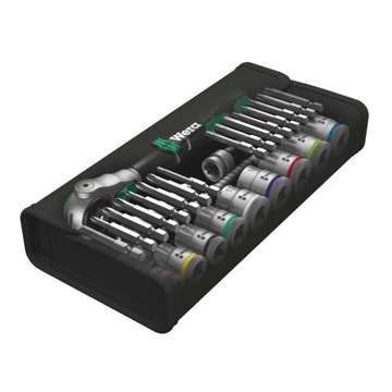 ZESTAW KLUCZE NASADOWE+ GRZECHOTKA ZYLKOP 8100 1/4'' 29 CZĘŚCI WERA