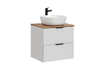 ZESTAW MEBLI ŁAZIENKOWYCH 60 CM SZAFKA+UMYWALKA