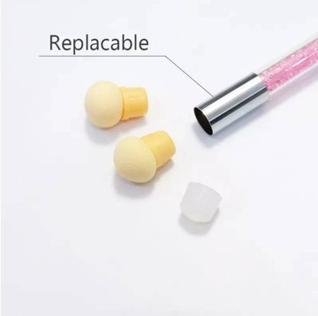 АЭРОПУФФИНГ - Аппликатор для омбре - 4 сменных спонжа