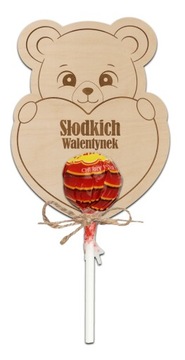 Zawieszka na lizaka Dzień Kobiet Walentynki Szkoła