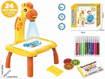 ПРОЕКТОРНЫЙ РИСУНОК ПРОЕКТНЫЙ СТОЛ ДЛЯ ДЕТЕЙ ЖИРАФ