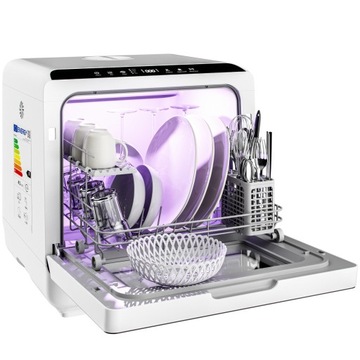 Zmywarka do naczyń przenośna wolnostojąca smart App mini stołowa nablatowa