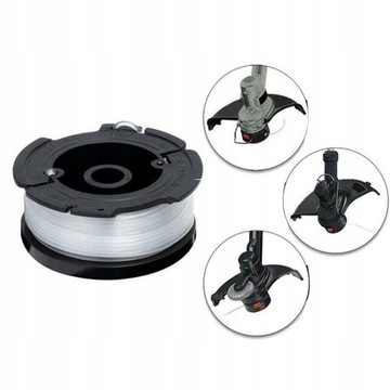 SZPULA WYMIENNA ŻYŁKA 6SZT DO BLACK&DECKER +OSŁONY