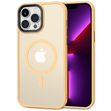 ETUI CASE DO IPHONE 14 PRO POMARAŃCZOWY MAGSAFE