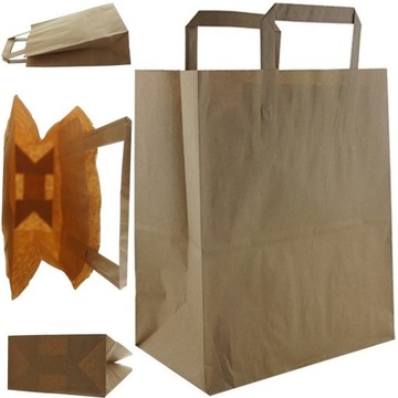 TORBA PAPIEROWA 26x14x30 torebka 260x140x300 50szt