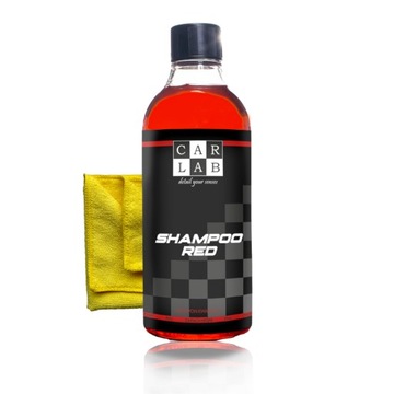 CARLAB Shampoo Red 0,5L Kwaśny Szampon Samochodowy