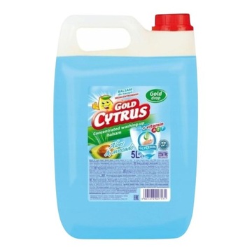 Płyn do Naczyń Gold Cytrus 5L Balsam Aloes/Awokado