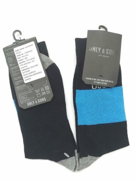 Skarpetki ONLY & SONS 40-44 PADDY Socks Navy