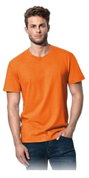 T-shirt Koszulka Męska Pomarańczowa 150g roz. L