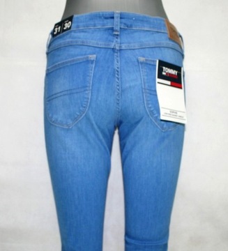 Tommy Jeans Sophie jeansy damskie DW0DW09478 rurki niski stan oryg. W29/L30