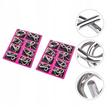 2 набора проволочных головоломок Iq Puzzle