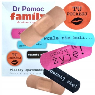 DR POMOC PLASTRY OPATRUNKOWE FAMILY 30szt.