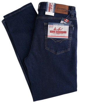 SPODNIE MĘSKIE JEANS DZINS CIEMNE W42 L30 114-118