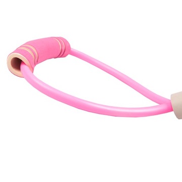 Эспандер резиновый эспандер для фитнеса, упражнений на руки и ноги, розовый