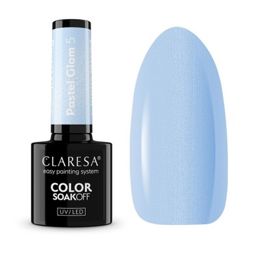 CLARESA PASTEL GLAM коллекция пастельных тонов 7x Гибридный лак для ногтей 5 мл