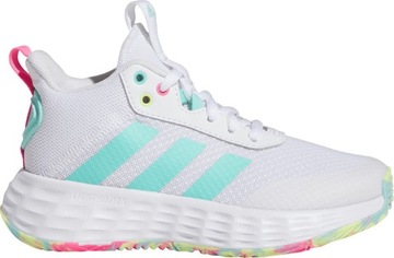 BUTY DLA DZIECI ADIDAS OWNTHEGAME 2.0 BIAŁO-NIEBIESKIE IF2696 r 40