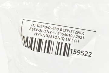 POJISTKA KOMBINOVANÝ 18980-09630 HYUNDAI IONIQ ELANTRA KIA NIRO
