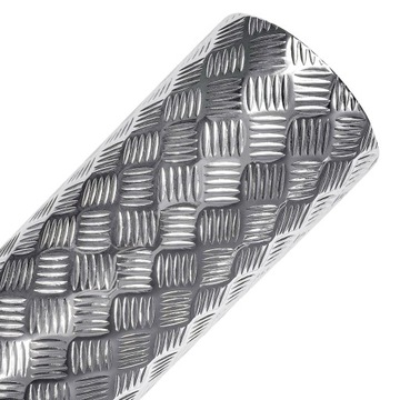 Листовой металл в клетку, шпон, глянцевая серебряная фольга, 45 см